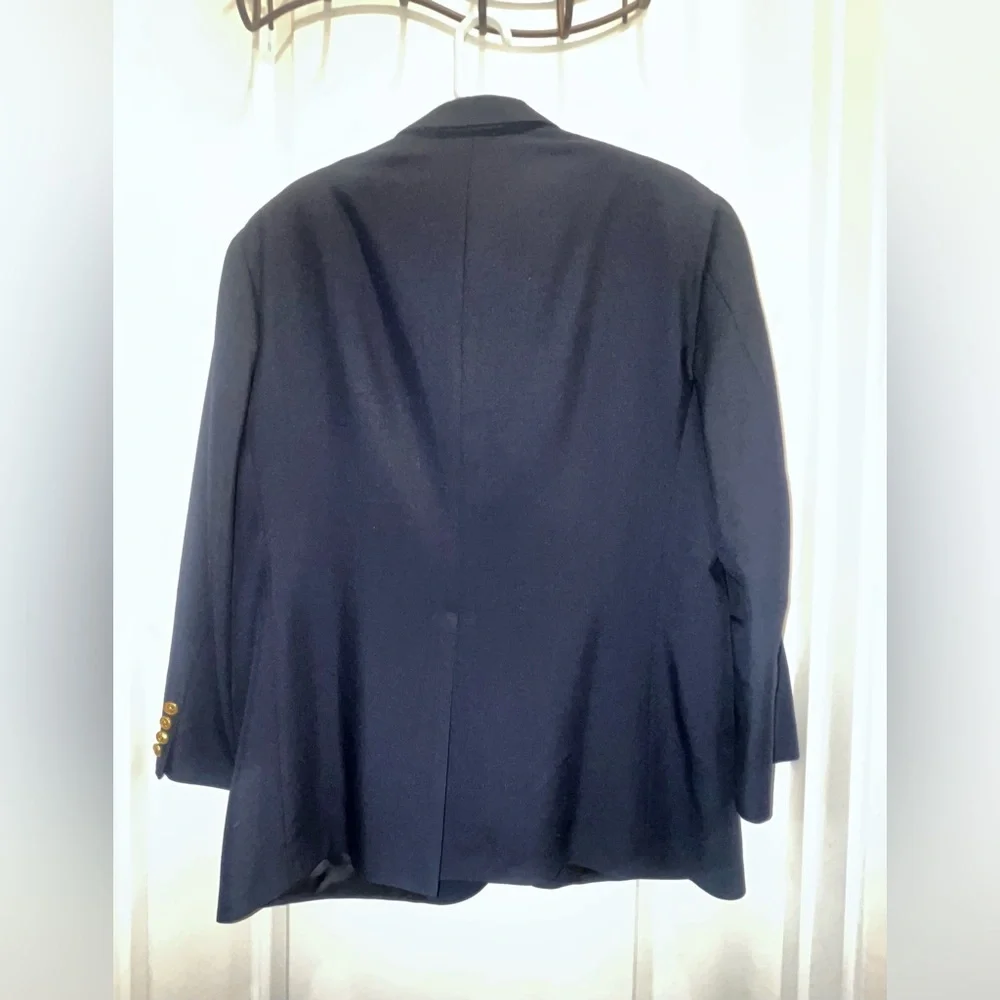 Polo University Club by Ralph Lauren Dark Blue Blazer w/Gold Buttons Made in USA